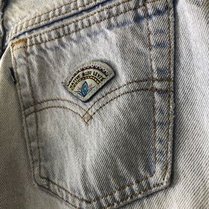 Vintage 80s Levi’s Native Blue 100% Cotton Made in USA